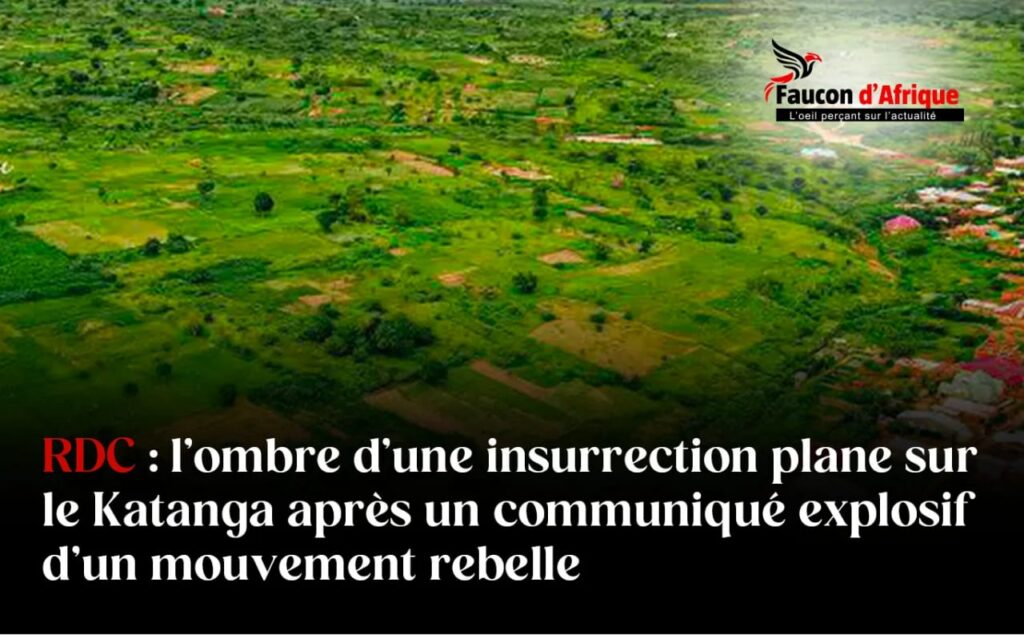 RDC : l’ombre d’une insurrection plane sur le Katanga après un communiqué explosif d’un mouvement rebelle